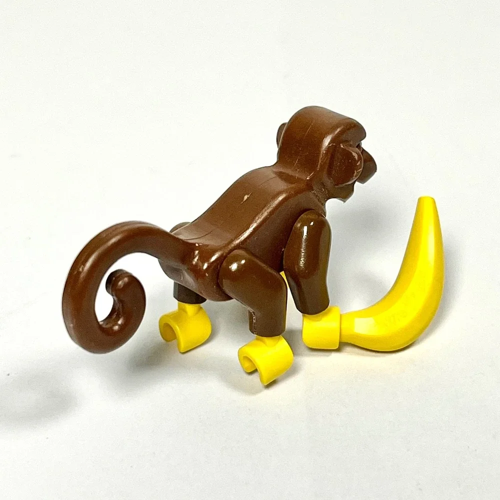 LEGO Pirates Monkey Brown with Yellow Hands Feet 2550c01 Retro Minifigure - Picture 4 of 7